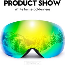 Xoutdoor Çerçevesiz Kayak Gözlüğü Büyük Küresel Yüzey Çift Buğu Önleyici (Yurt Dışından)