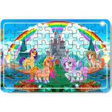 Lipyos Unicorn, Deniz Kızı, Aydede, Kırmızı Başlıklı Kız 54 Parça Ahşap Puzzle A41701