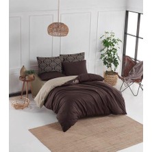 Charlotte Düz Boya Çift Kişilik Nevresim Takımı Rustic *  Düz Nevresim Seti (4 Yastık Kılıfı)