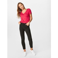 Faik Sönmez Kadın Slim Fit Coton Parça Boya Pantolon