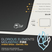 Glorious Element Mouse Pad - Fire Siyah