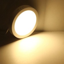 Asya 18 Watt Sıvaüstü Yuvarlak Günışığı Ince LED Panel LED Tavan Aydınlatma Armatürleri