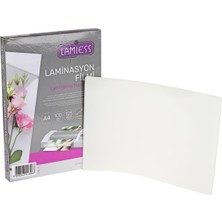 Lamiess  A-4 216 x 303 mm 125 Mıc.polyester Laminasyon Filmi 100'LÜ