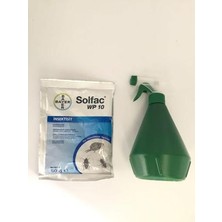 Ghazal Trade Bayer Solfac Wp 10 Tüm Haşereler Için Toz Böcek Öldürücü + 500 ml Küçük El Pompası