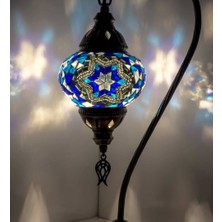 Dez Home Dezhome Mozaik Lamba Deve Boynu Bohem Abajur Otantik