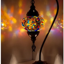 Dez Home Dezhome Mozaik Lamba Deve Boynu Bohem Abajur Otantik