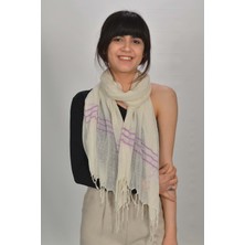 Harbiye Yöresel El Dokuması Kadın Ham Ipek Şal
