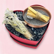 Coho Love Box Matte Zen Tütsülük & 3 Palo Santo & Adaçayı Tütsü Hediye Seti