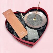 Coho Love Box Antique Namaste Bakır Tütsülük & Aurora Doğal Tütsü Hediye Seti