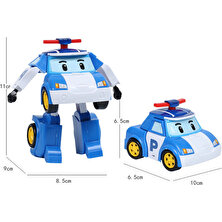 Easytoy 4 Adet Robocar Kore Anime Figürü Robot (Yurt Dışından)