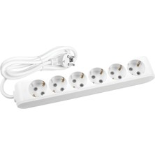 Viko ML-90113605 Multi-Let 6lı Priz Çocuk Korumalı Topraklı 5 Metre Kablolu Grup Priz