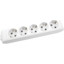 Viko ML-90113500 Multi-Let 5li Priz Çocuk Korumalı Topraklı Klemensli Grup Priz