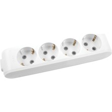 Viko ML-90113400 Multi-Let 4lü Priz Çocuk Korumalı Topraklı Klemensli Grup Priz