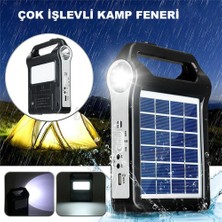 Dailytech Taşınabilir USB Şarjlı Solar Güneş Enerjili Kamp Feneri Powerbank