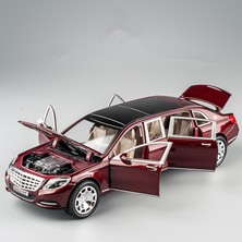 SLD 1:24 Maybach S600 Metal Araba Modeli Diecast Alaşım Yüksek Simülasyon Araba Modelleri 6 Kapılar Açılabilir Atalet Oyuncaklar Çocuklar Için Dıfts | Diecasts oyuncak Araçlar