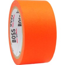 Boss Tape Turuncu Renkli Maskeleme Boya Bandı Kağıt Bant