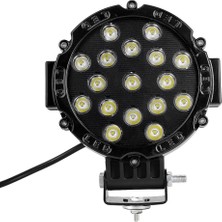 HRPAK 17 Ledli 6000 Lümen Off Road Çalışma ve Sis Lambası 51 Watt