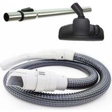 Icanpares Homemaxx Uyumlu HX45103 Elektrikli Süpürge Teleskopik Boru Emici Başlık Çelik Telli Hortum Seti
