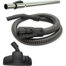 Icanpares Arnica Uyumlu Tesla Premium ET14320 ET14300 Pika ET14430 Süpürge Boru Emici Çelik Telli Hortum Seti