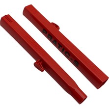 Icanpares Fantom Uyumlu P 1200 Pratik Du 2000 Speedy Dik Süpürge Plastik Boru Takımı - Kırmızı