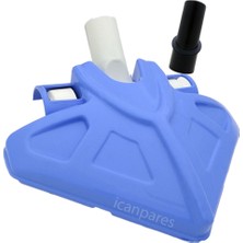 Icanpares Bluehouse Uyumlu Bh 006V Ultra Bh 008 Çekgeç Bh 009T Starman Süpürge Emici Üçgen Başlık - Mavi