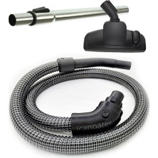 Icanpares Arçelik Uyumlu C 460...560 Mite Buster 6380 S 6470 S 6550 Süpürge Boru Emici Telli Hortum Seti