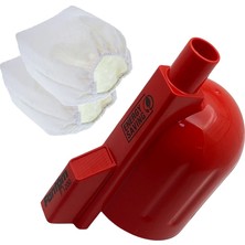 Icanpares Fantom Uyumlu P 1200 Pratik Du 2000 Dik Süpürge Toz Haznesi ve Toz Torbası - Kırmızı