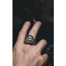 Bysilverstone Isa ve Haç Modern Gümüş Yüzük