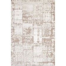 Royal Halı Despada Home Royal Halı Lootus L001D Bej Vizon Akrilik Dikdörtgen Saçaklı Tozumaz Modern Salon Halısı