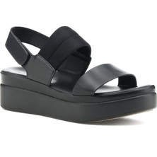 Nine West Dreda 2fx Siyah Kadın Kalın Taban Sandalet