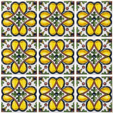 Can Seramik 10*10 cm Cç-55 Kütahya Çini Karo ( 5'li 1 Paket )