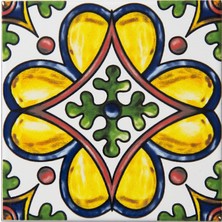 Can Seramik 10*10 cm Cç-55 Kütahya Çini Karo ( 5'li 1 Paket )