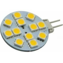 Hazar Led G4 LED Ampul 12 Volt Yuvarlak Iğne Bacak Gün Işığı Yuvarlak Tekne Ledi