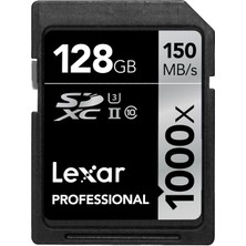 Lexar 128GB 1000X Sdxc Uhs-Iı Profesyonel Hafıza Kartı