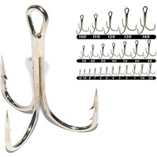 Captain 3’lü Rapala Iğnesi Nikel Renk Farklı Numaralar