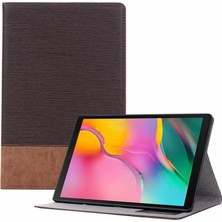 Hello-U Pu Deri Galaxy Tab A7 Lite 8.7-Inç Için Tablet Kılıfı Koyu Kahverengi (Yurt Dışından)