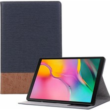 Hello-U Pu Deri Galaxy Tab A7 Lite 8.7-Inç Için Tablet Kılıfı Koyu Mavi (Yurt Dışından)