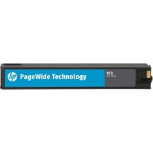 Hp Pagewide 973 Orijinal Mavi Kartuş Sistemine Uyumlu  Oto Reset Çipli Hp X452DW / X477DW