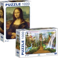 Ca Games Mona Lisa - Masallar Ülkesi 1000 Parça Puzzle 2'li Set