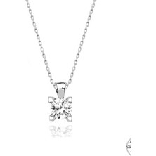 MONAROZA  Baget 925 Ayar Swarovski Kolye