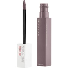 MAYBELLİNE NEW YORK Maybelline Super Stay Matte Ink 90 Huntress Ruj