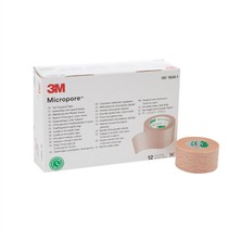 3m Micropore Medical Tape 1533-0, 12.5 Mm X 9.1 M, Tan (1 Kutu/24 Adet)