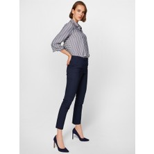 Faik Sönmez Kadın Slim Fit Chino Pantolon