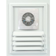 Panjur Fan 55 x 45 Aspiratörlü - Fanlı Alüminyum Hareketli Yüzeysel Banyo Wc Menfezi