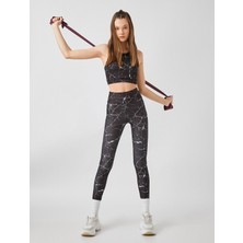 Koton Kadın Baskılı Spor Taytı