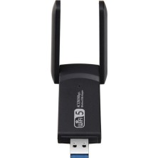 Tazador AC1200 Mbps Dual Band USB 3.0 Kablosuz Wifi Alıcı Adaptör