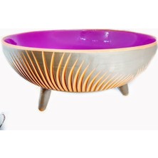 Çömlek Diyarı Dekoratif Ayaklı Kase