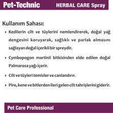 Pet-Technic Herbal Care Cat Spray Deri ve Tüy Bakım Spreyi