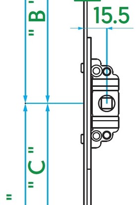 Pen Burada Pvc Pimapen Pencere Sürgülü - Sürme Ispanyolet - 100 cm