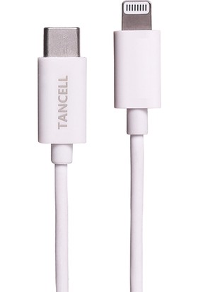 Tancell Apple Mfi Lisanslı iPhone Uyumlu 20W PD TYPE-C Hızlı Şarj Adaptörü + Type-C Lightning Kablo
